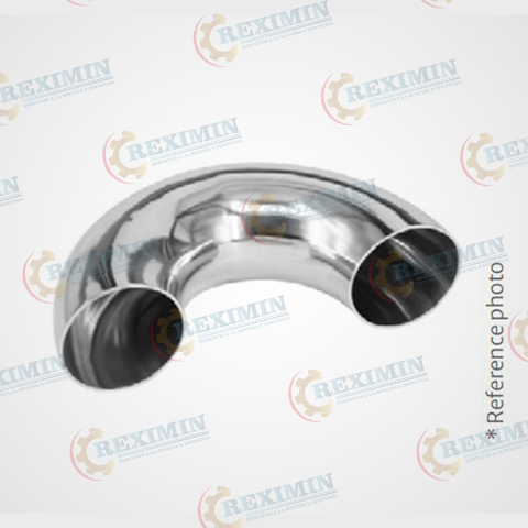 CODO 180° SANITARIO ASTM A270 C-304 3A EXTREMOS SOLDABLES