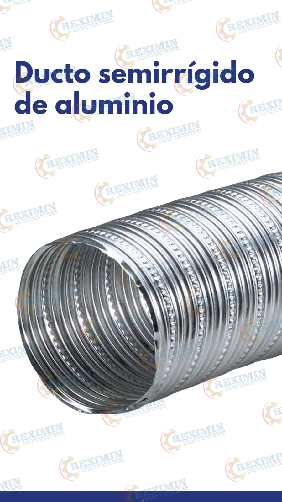 ducto semirígido de aluminio